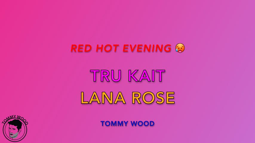 Big Tit Tease: Lana & Kait Lick, Kiss & Suck Before the Real Fuck Begins