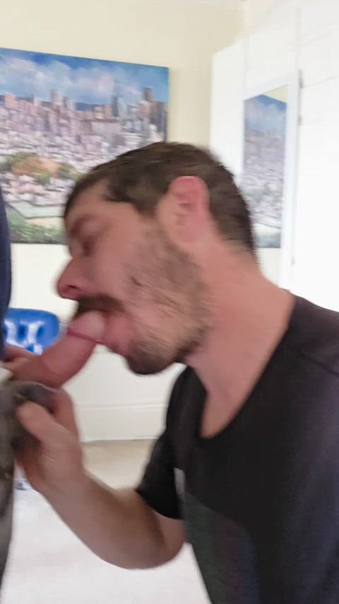 My sexy buddy Buckstuff4 loves sucking on my big fat Daddy dick!