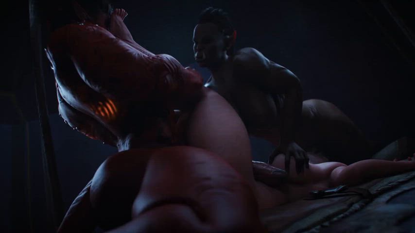 Futa threesome [godwentnorth]