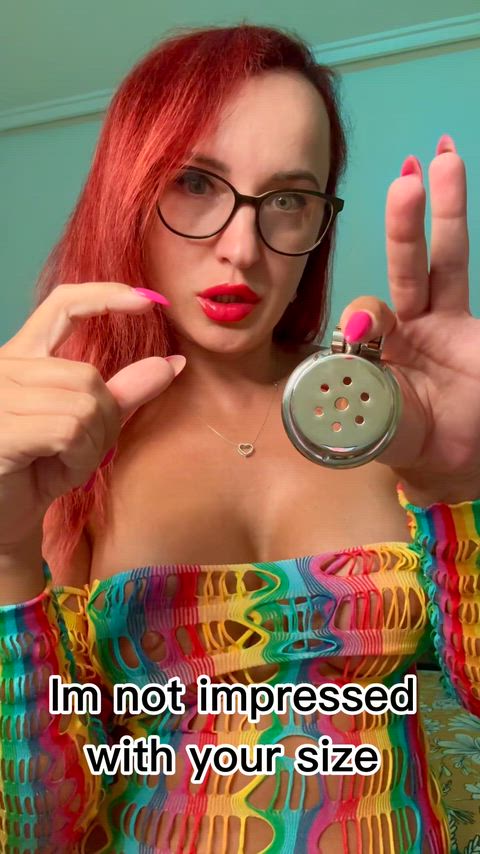 Tell me your size, and I’ll tell you how long you’re going to stay locked