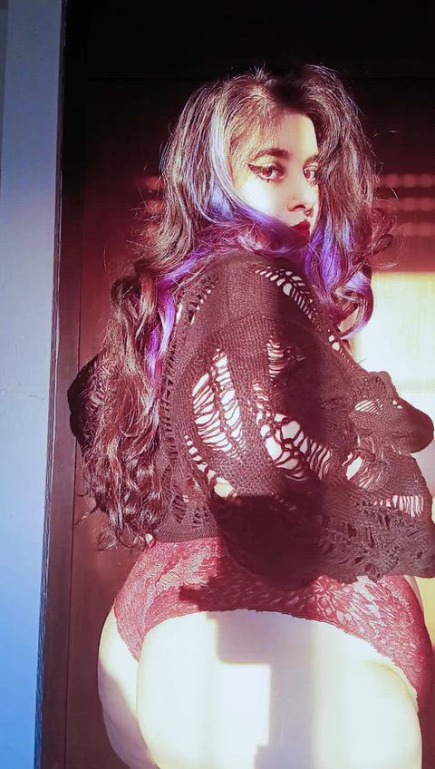 Alt Amateur Ass Big Ass Chubby Goth Latina OnlyFans Panties Solo Porn GIF by raven.roth