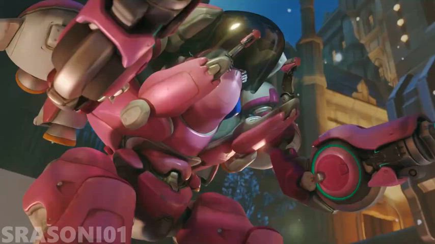 Dva Caught in her Mech (Art: Srasoni01 Voice: Yunadere)