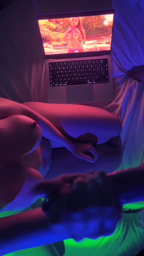 If he cums before the end of Cock Hero I let go and ruin it