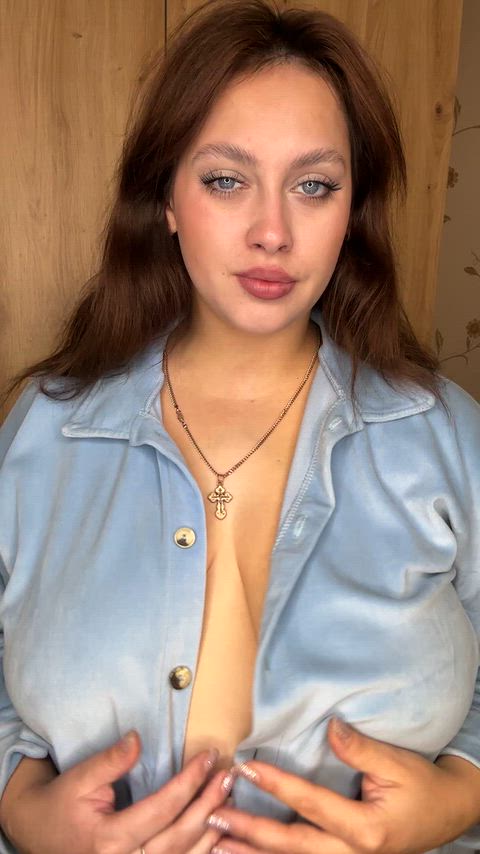 Amateur Big Tits Boobs Brunette Hardcore Huge Tits NSFW Natural Tits Pawg Solo Porn GIF by velvetvices