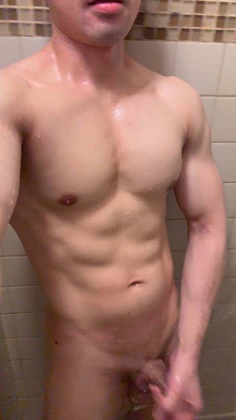 Getting risky in the gym shower
