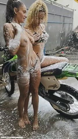 Amateur Ass Bikini NSFW Outdoor Public Striptease Topless Porn GIF by duromami