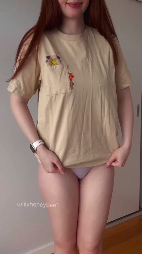 This shirt has some perky full secrets