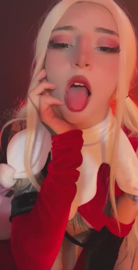 Does my ahegao makes you want to cum on my face?