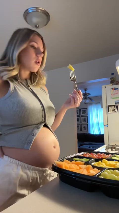 Your ex showed up 6 months pregnant ready to curse you to carry your child, but you leapt back at the last millisecond and the curse hit me turning me into a woman 6 months pregnant. You promised to look after me. (RP)