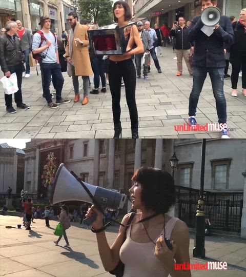 I was minding my business, when this lady came up to me and berated me for starring at her body. I did the only reasonable thing and possessed her body. If she wants to be objectified, I figured why not do it for the whole town to see!