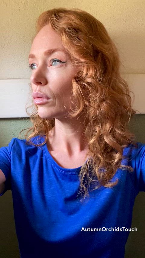 I give you a seductive look before licking my fingers and tracing them down my clothed body to lift my dress. Then tease you by pulling my panties up between my plump labia, and finally pulling them aside for a pussy reveal...