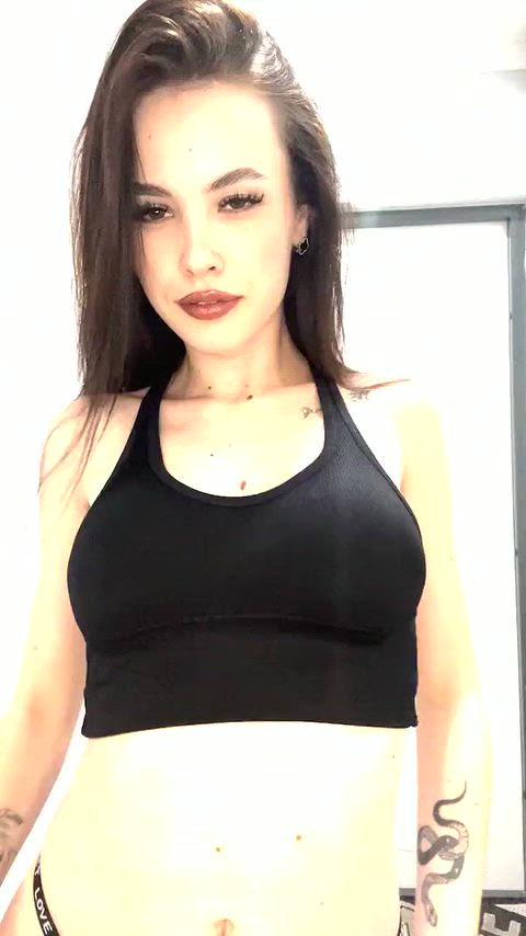 18 Years Old Ass Cute Lingerie Panties Petite Solo Porn GIF by badcherry