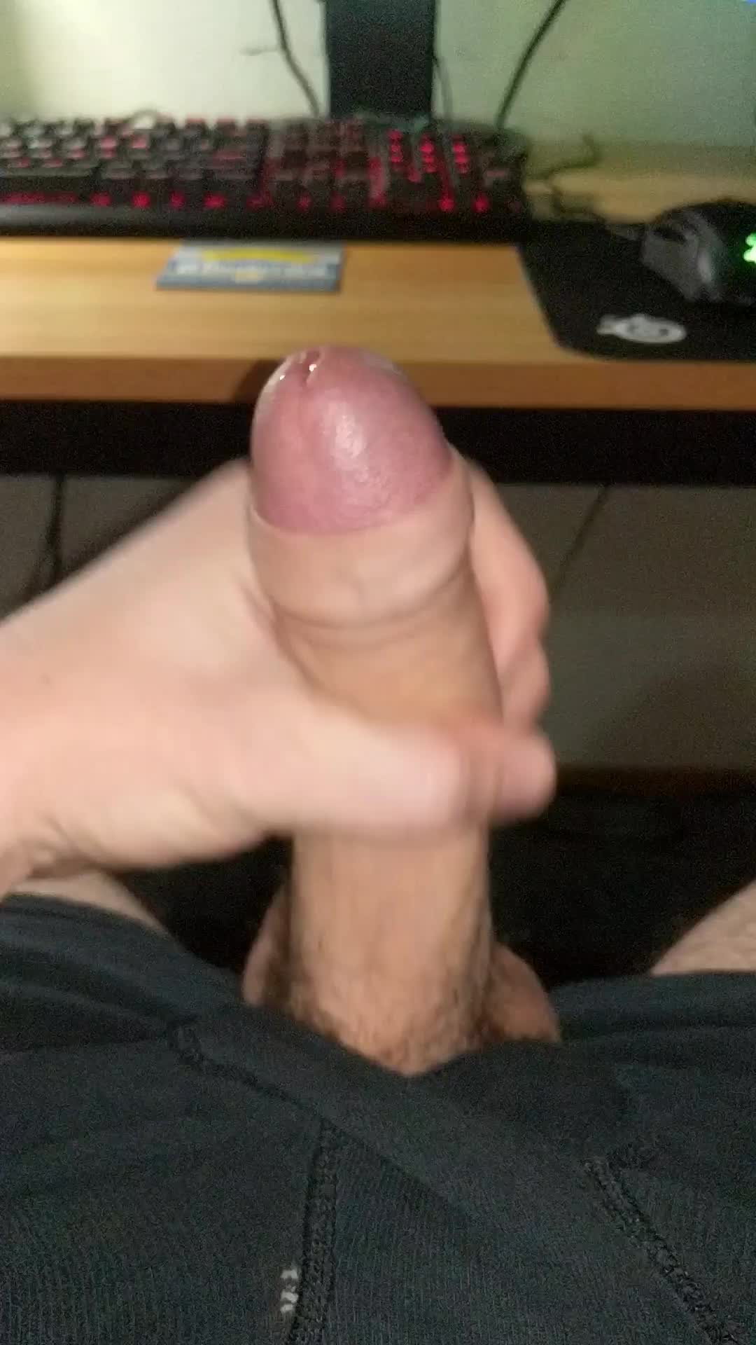 Slow mo cum oozer
