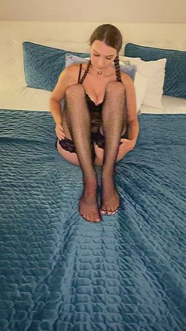 Solo fun time on vacation! Watch me fuck my self with my BBC dildo