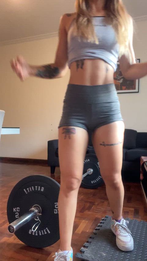 Looking so hot after my workout sesh