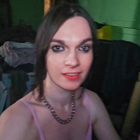 Big Dick Blowjob Sloppy Trans Trans Woman Trans girls Transexual Transgender Porn GIF by emilyretcher