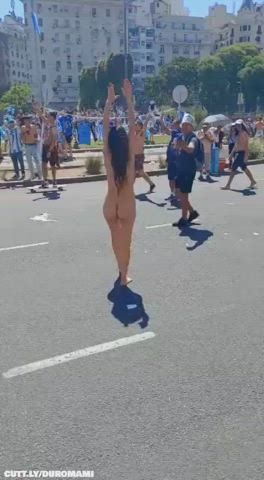 Amateur Argentinian Exhibitionism Exhibitionist Exposed Nude Nudity Public Sport Porn GIF by duromami