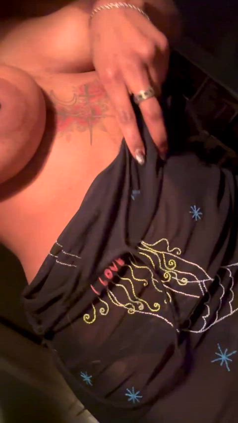 Putting on my sheer dress