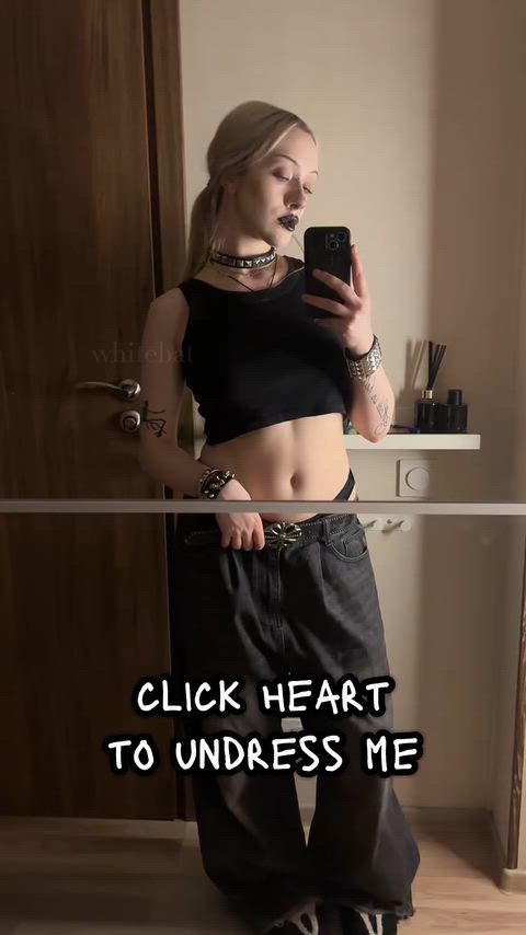 Alt Alternative Amateur Egirl GF OnlyFans Pierced Tattooed Tits punk Porn GIF by whitebat