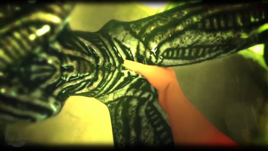Xenomorph fingering (keyfeather) [MF]