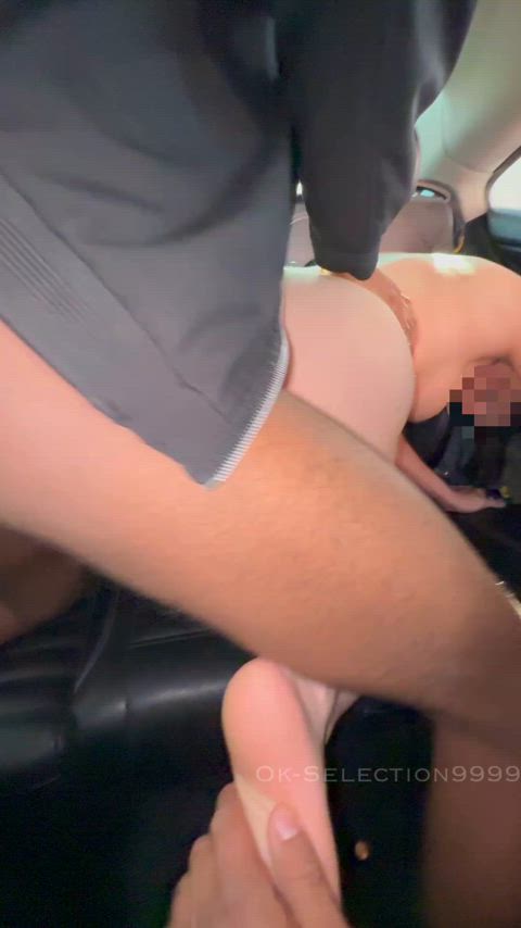 The sweet sound of BBC pounding into my pussy made him feel like a proud husband! Especially when we took it outside the car
