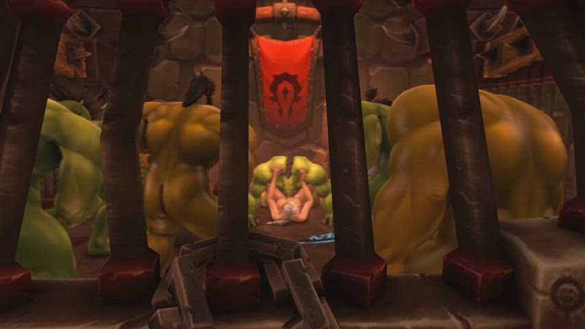 Jaina gets bred and fed in Orgrimmar