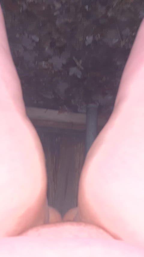 Making a mess outside hehe