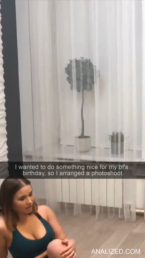 I wanted to do something special for my bf's birthday, but it may have gone too far