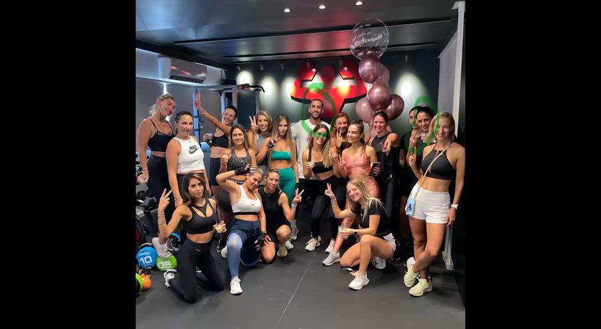 Exposed 27 yr old gym trainer caught fucking married older MILF on security cam