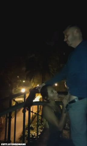 Amateur Big Dick Blowjob Cum In Mouth Cumshot Public Sex Standing Doggy Porn GIF by duromami