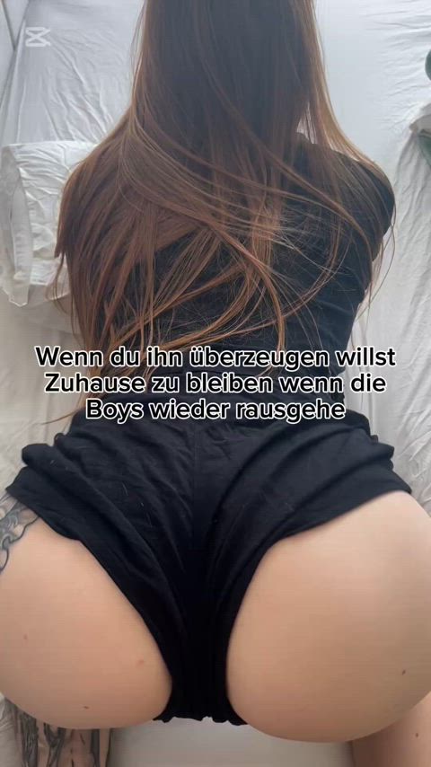 Oder er bringt die Boys mit nach Hause