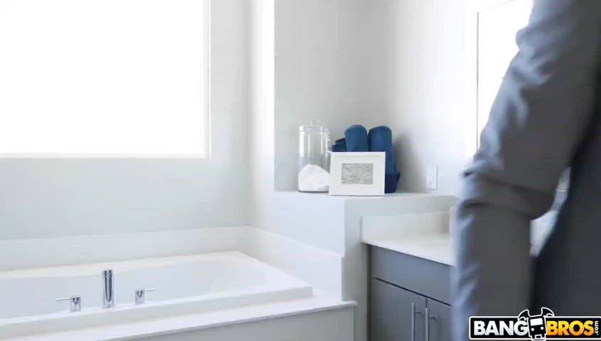 A friend helps Ava Addams get dressed for her wedding