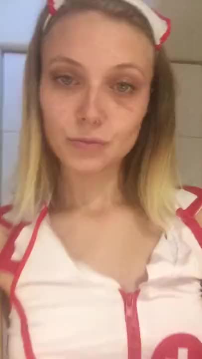 Sexy Russian in nurse outfit