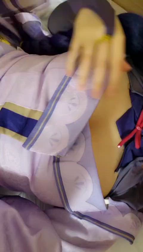 Raiden boob reveal :3 (cosplay by ravey / me)