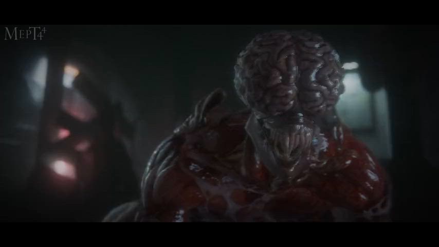 You pathetic fucking bitch, you actually thought you could stand against monster? Every swing of yours was a joke, every moan just proof of how weak your miserable cunt body is