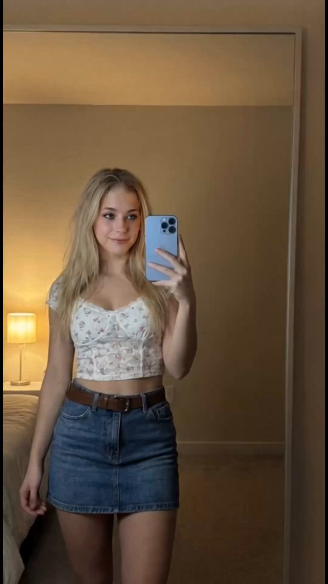 Cute, Skirt, Tease, TikTok, tik-tok