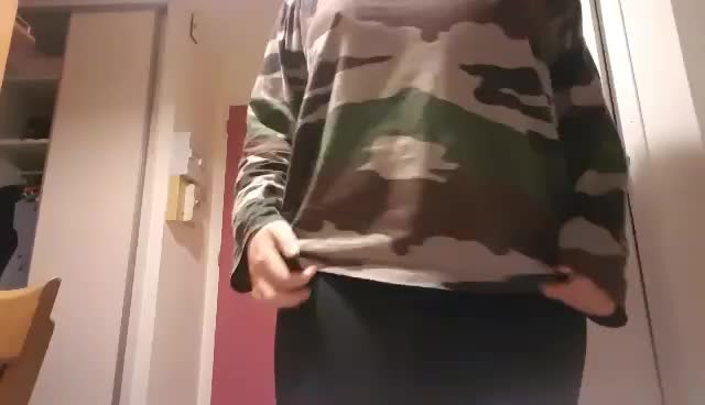 my slut showing herself of to us
