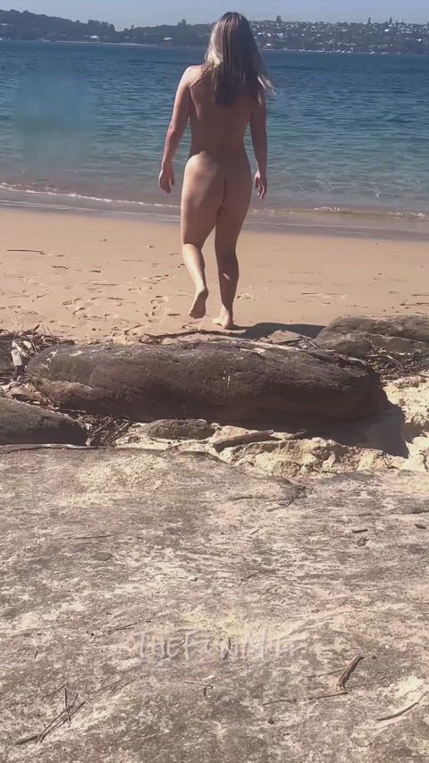 Beach MILF Public Porn GIF by thefunmilf