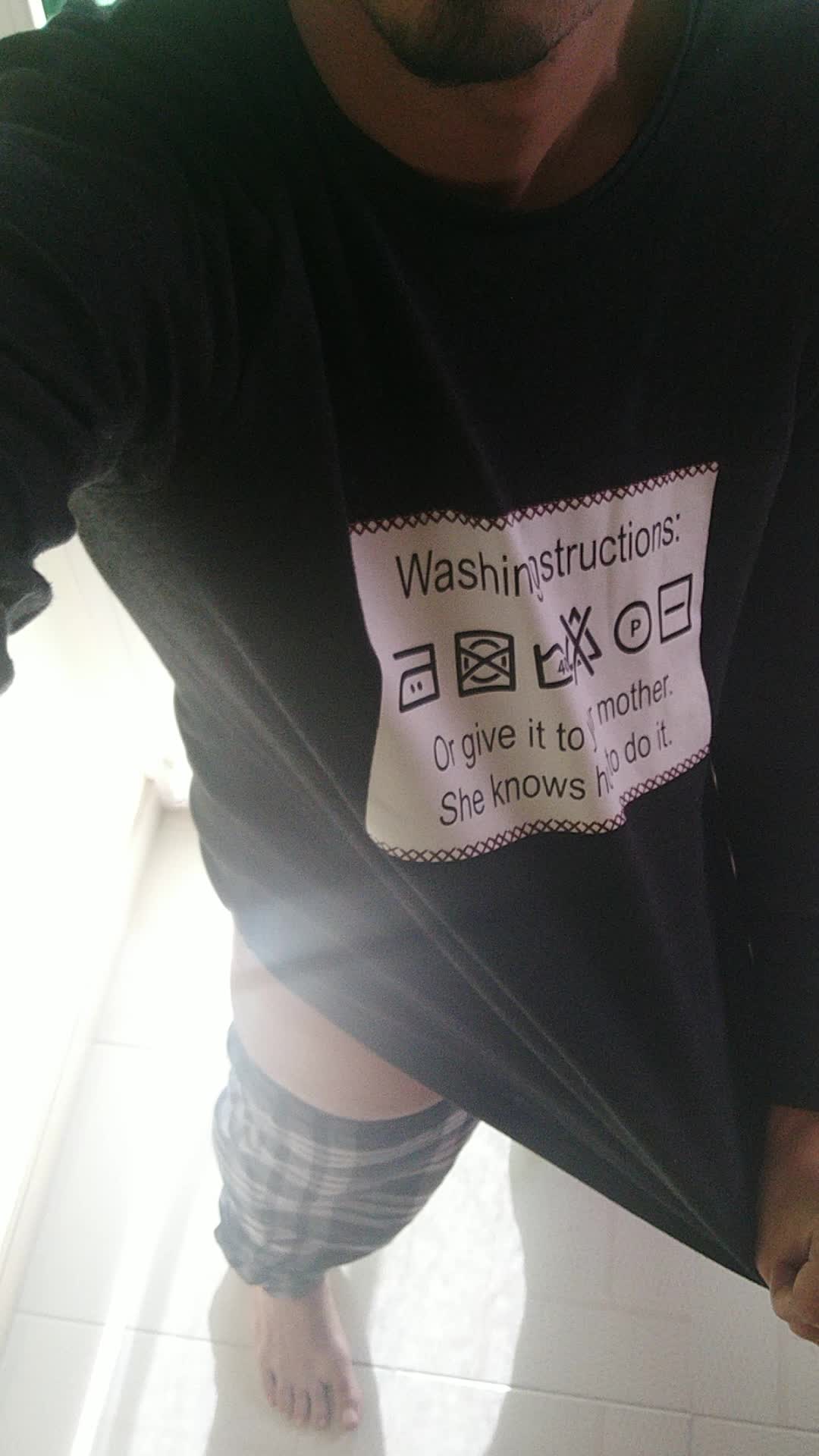The shirt says it all