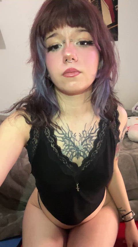 Sometimes all you need is a goth girl