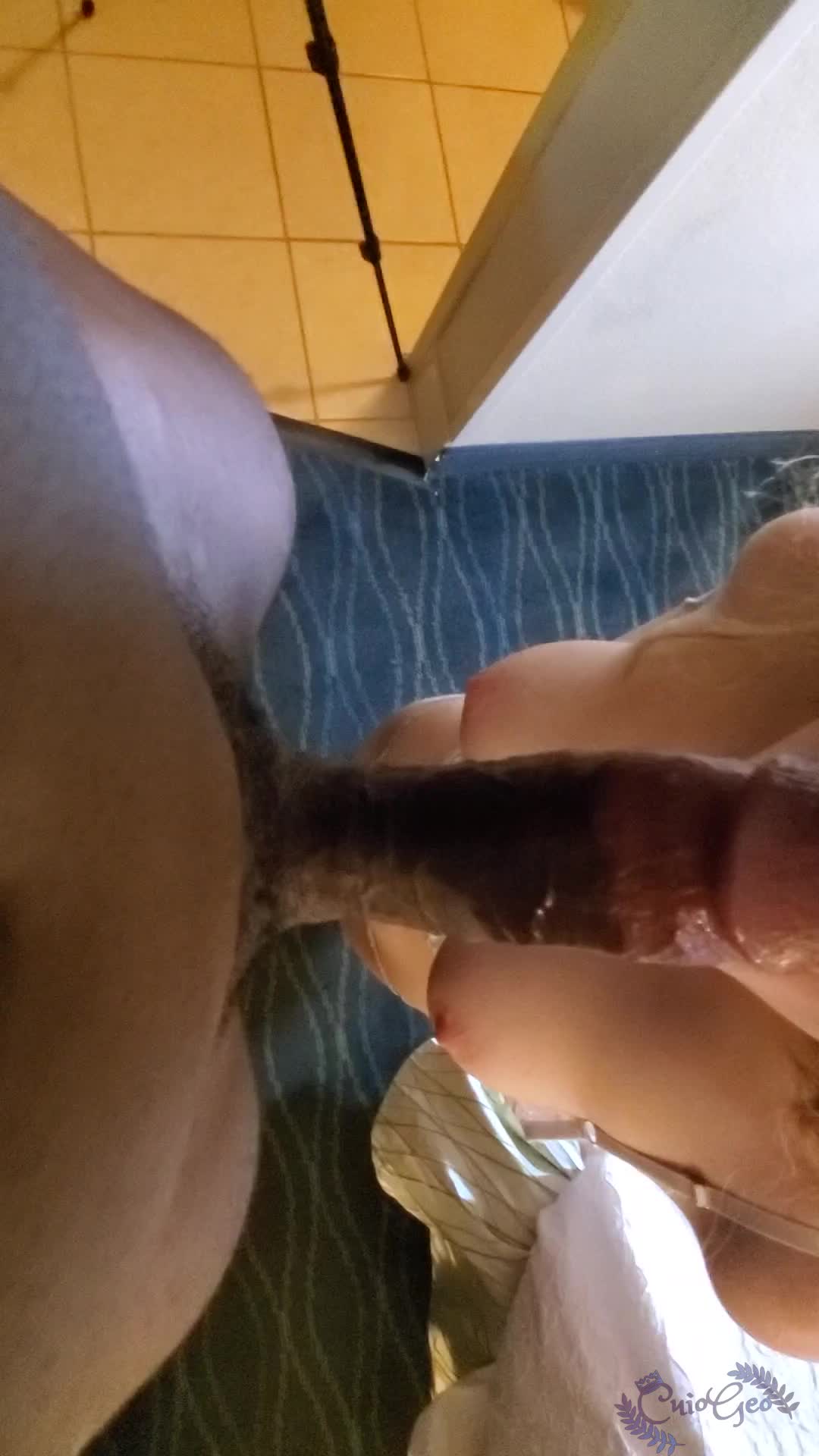 Just a bit of deepthroat training