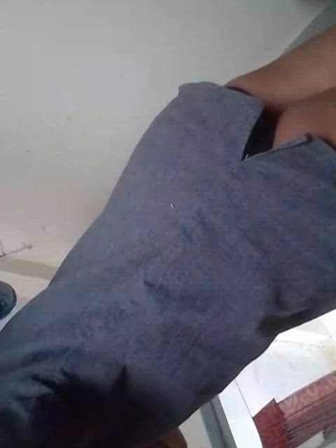 Feeling somewhat daring so just did some stretch at the window with curtains half pulled xD