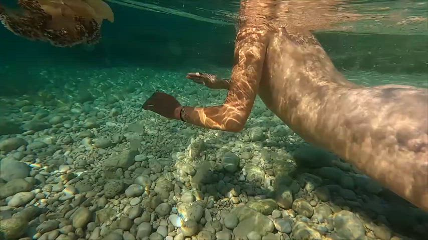 The most unreal naked swim I’ve ever done