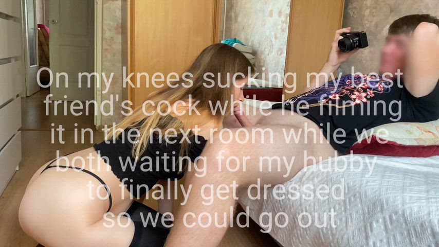 We were bored waiting for him so I had a better idea