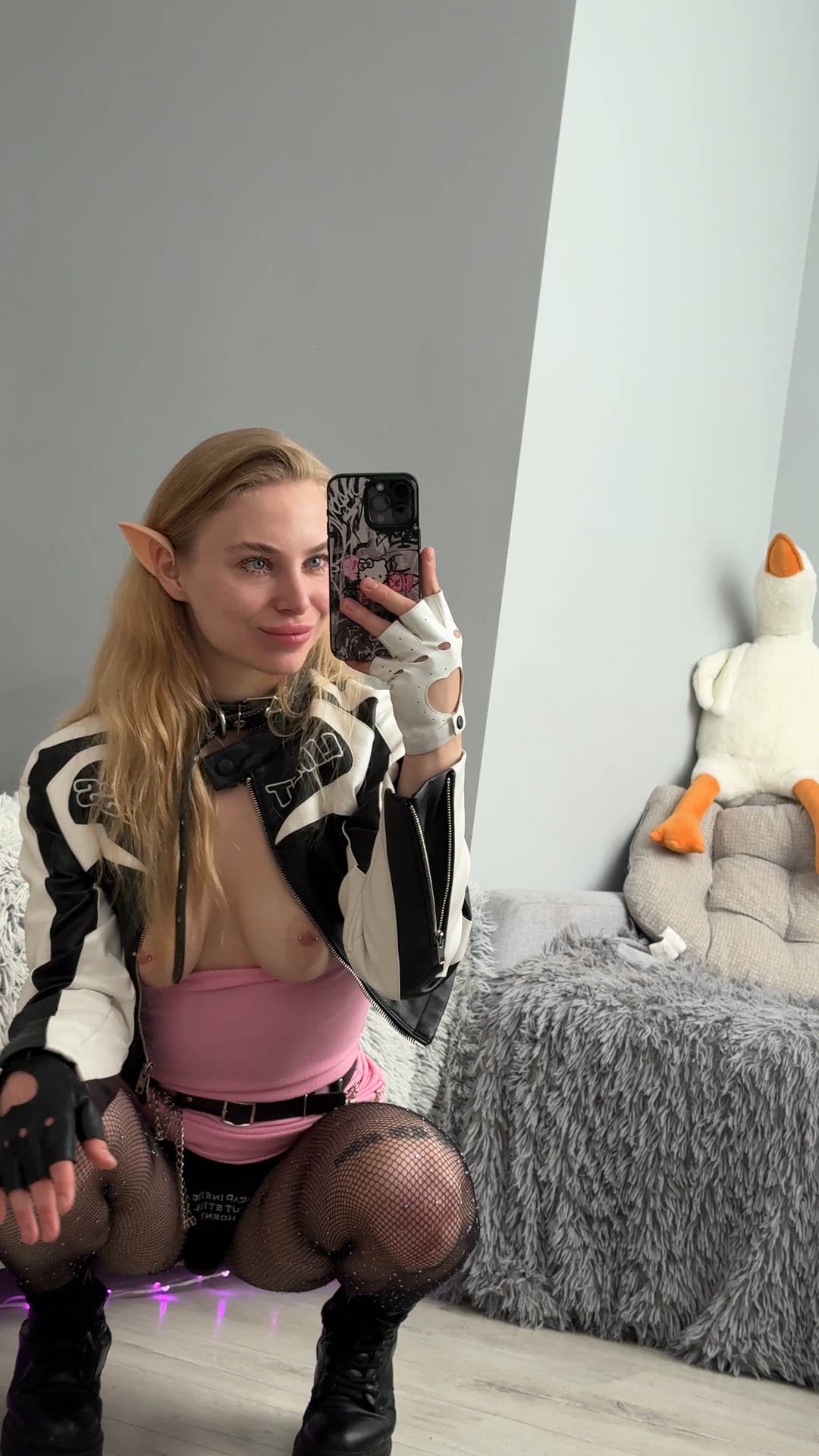 Amateur, Babe, Goth, Nipple Piercing, Petite, Sexy