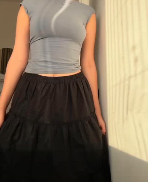 My skirt is easy access