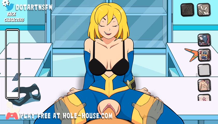 Vault Girl Legs Spread v