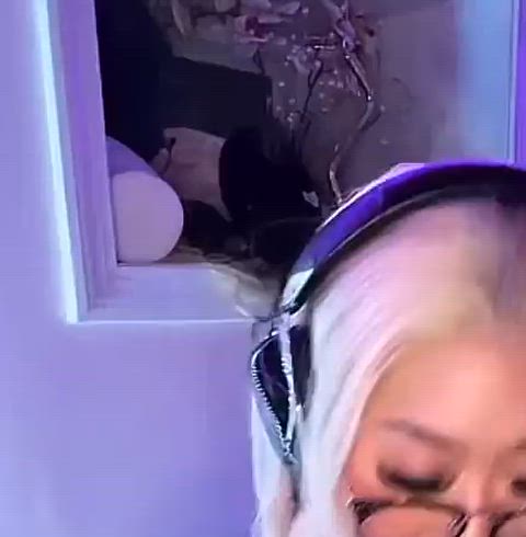 Amateur Asian Big Tits Flashing Glasses Homemade Natural Tits Nipple Piercing Pierced Tits Porn GIF by populardick