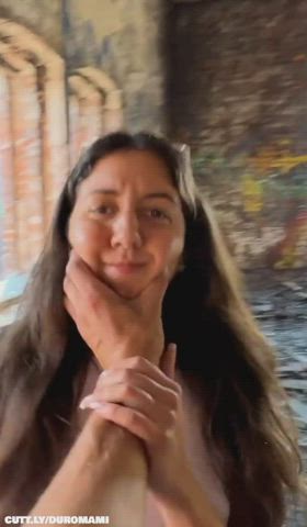 Anal Cumshot Deepthroat Hardcore Public Rough Sex Standing Doggy Teen Porn GIF by duromami