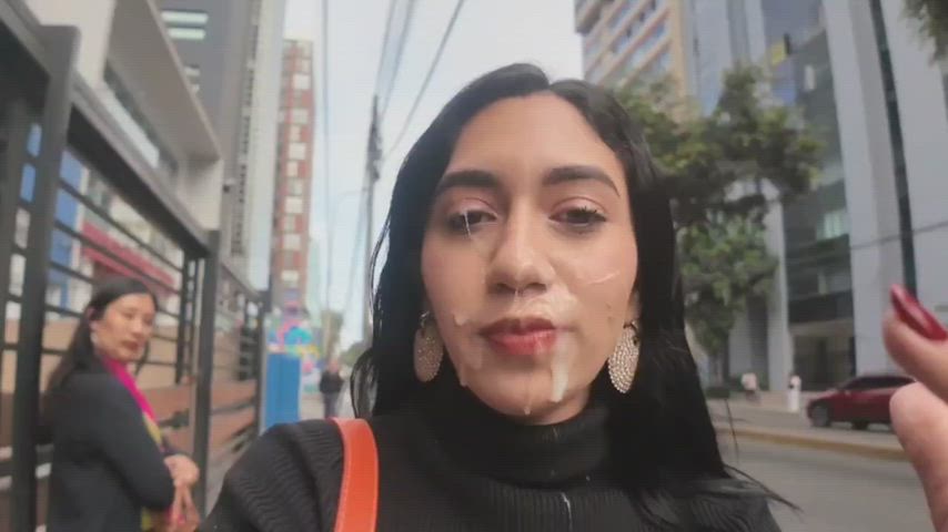 Amateur Cum Cumshot Public Teen cumslut Porn GIF by spicygram